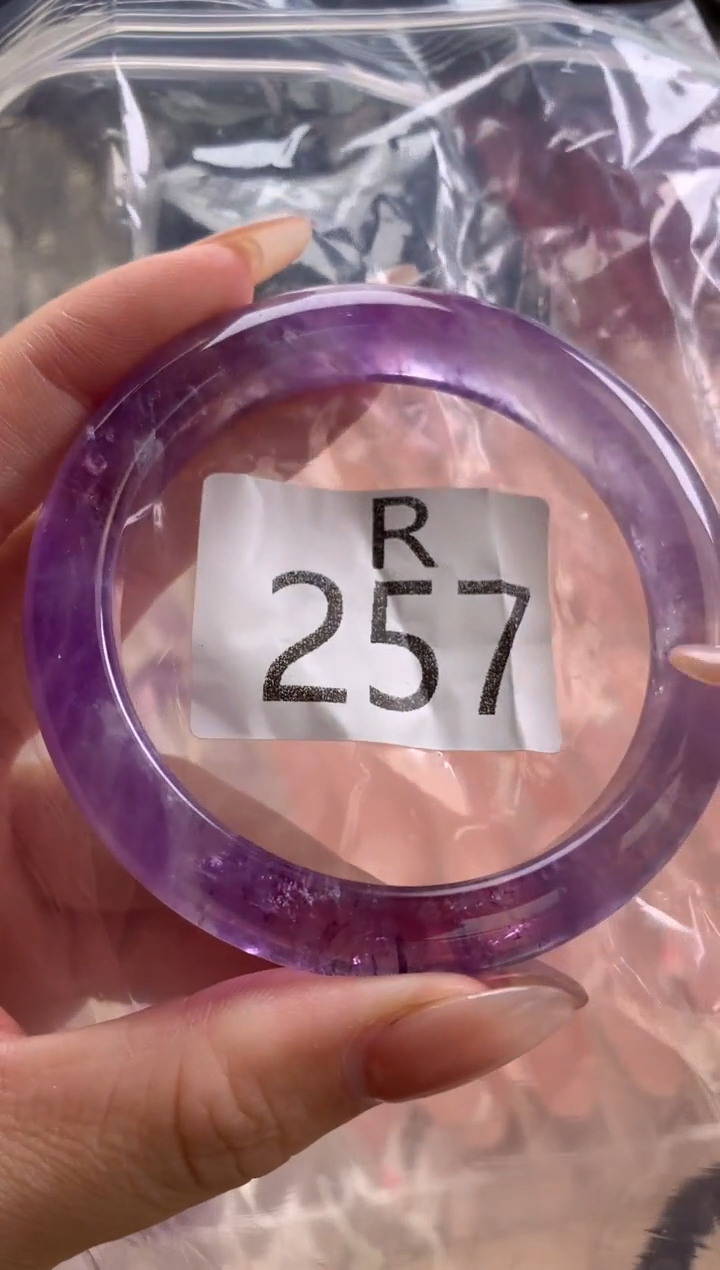 水晶珠宝半成品未镶嵌?****尧水晶手镯257-56