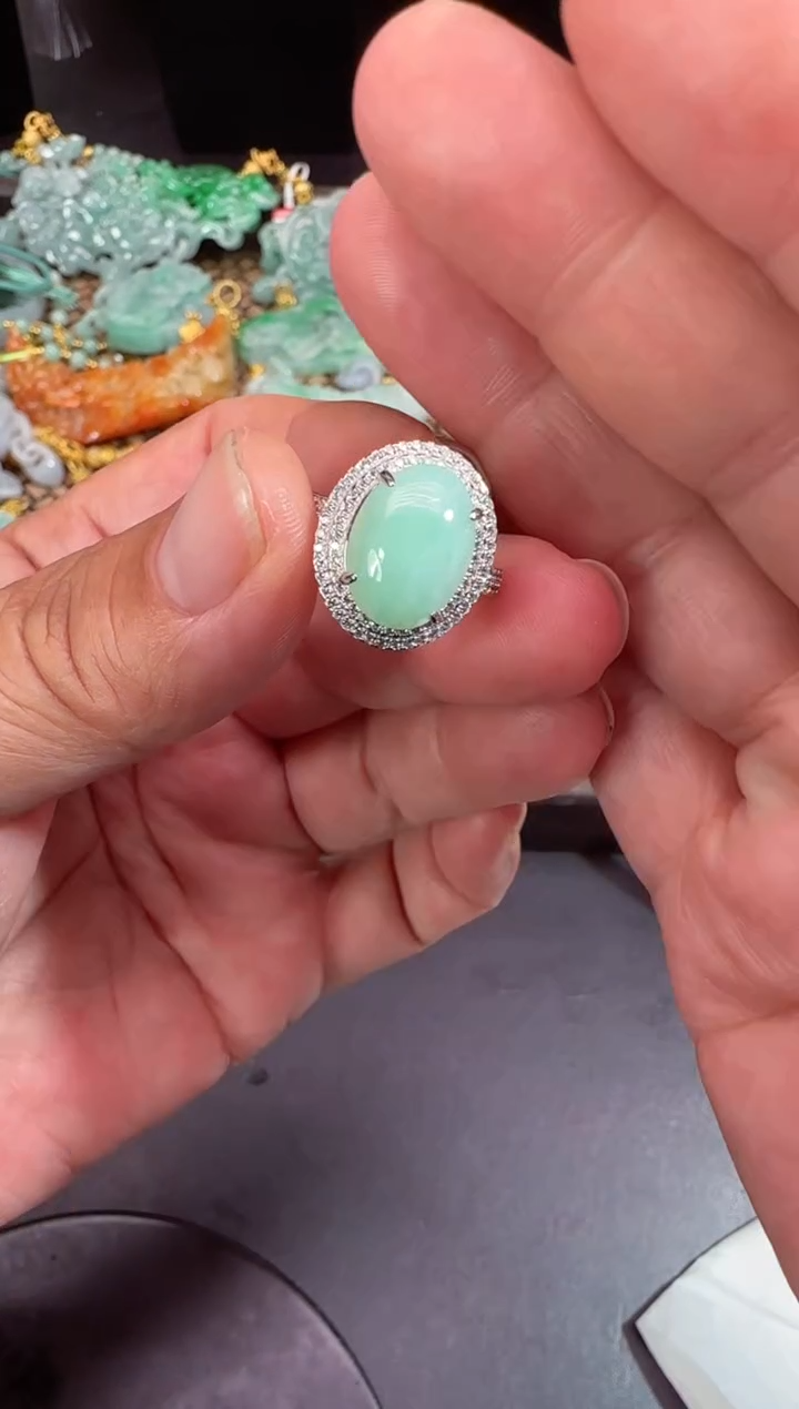 【闪购商品】定制翡翠未镶嵌拍照