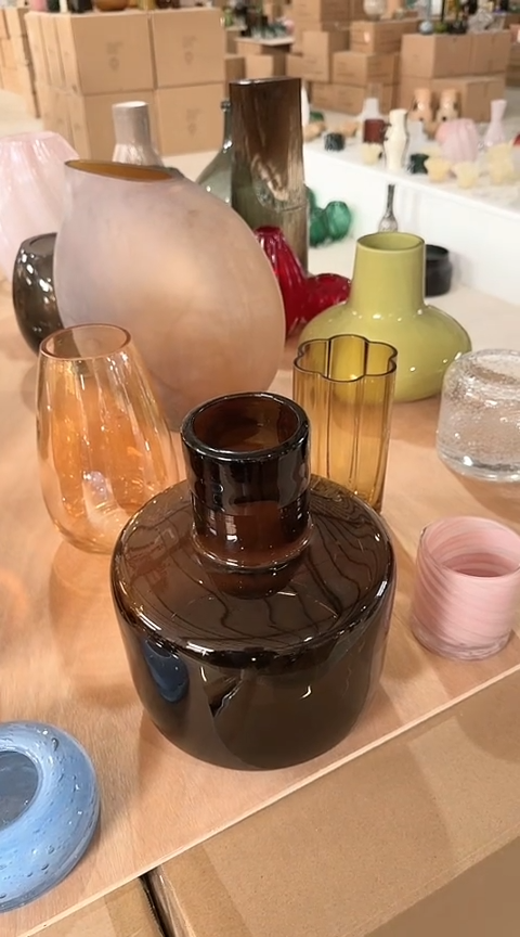 【闪购商品】玻璃咖色222