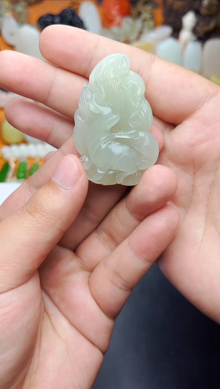 【闪购商品】和田玉颈饰未镶嵌凤九01