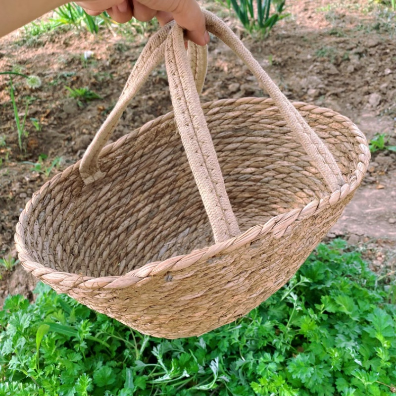 传统纯手工编制框收纳框一个京东快递包邮