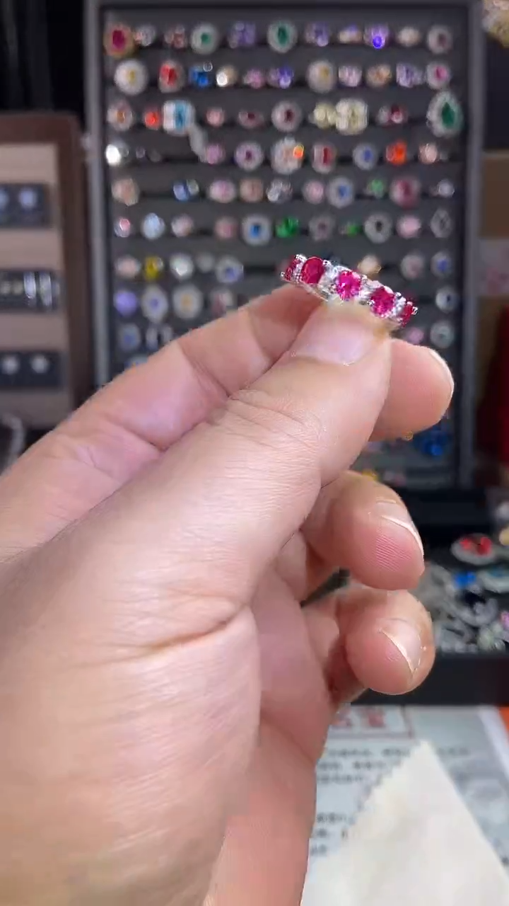 2红宝石（处理）戒指B12.10-49