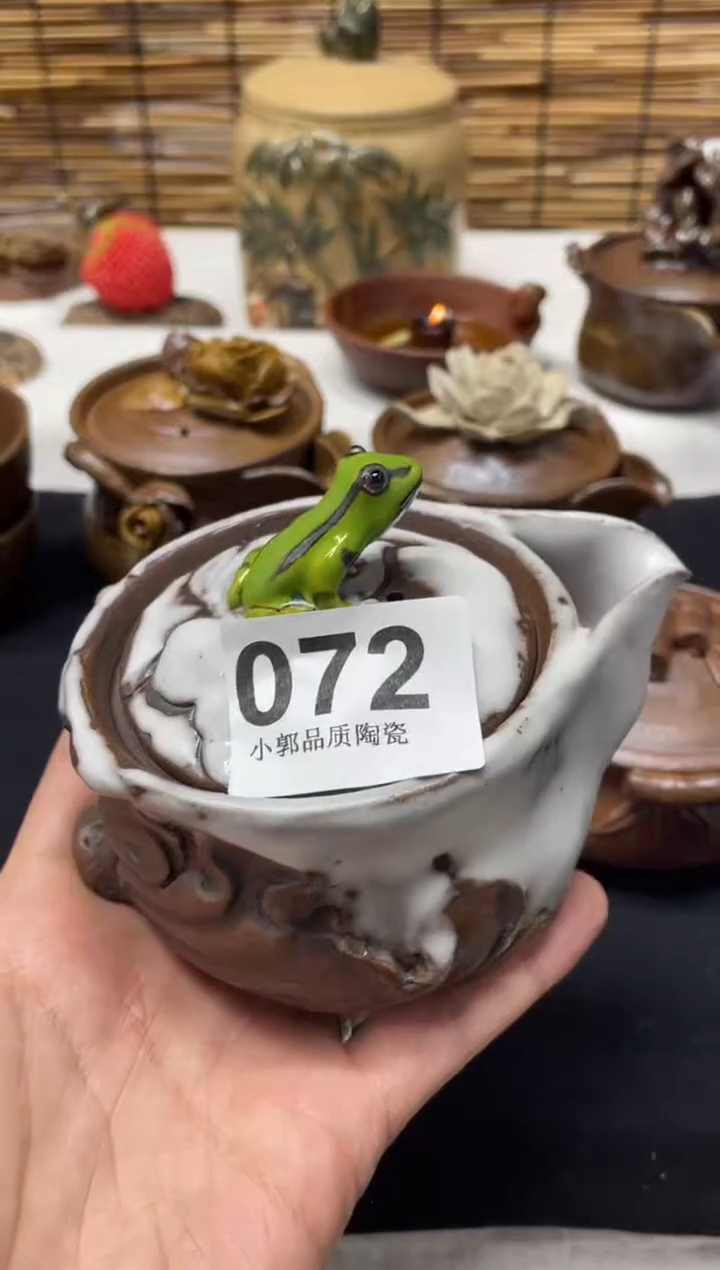 【闪购商品】杯072精美粗陶手工柴烧