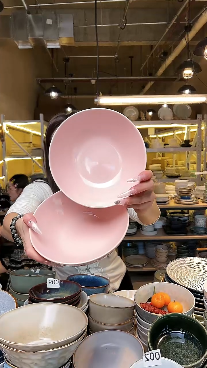 瓷40外贸尾货窑变釉下彩默认微瑕