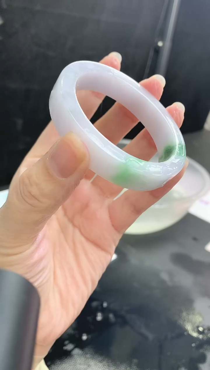 【闪购商品】定制翡翠手镯未镶嵌39 54-55贵