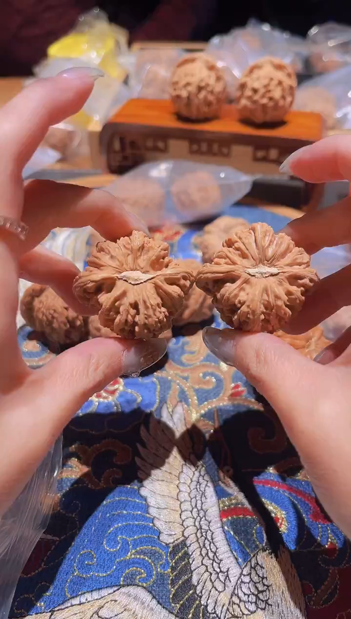 把件文玩核桃082密纹