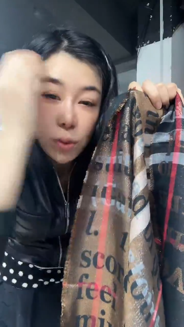 亚麻芳姐围巾福利036