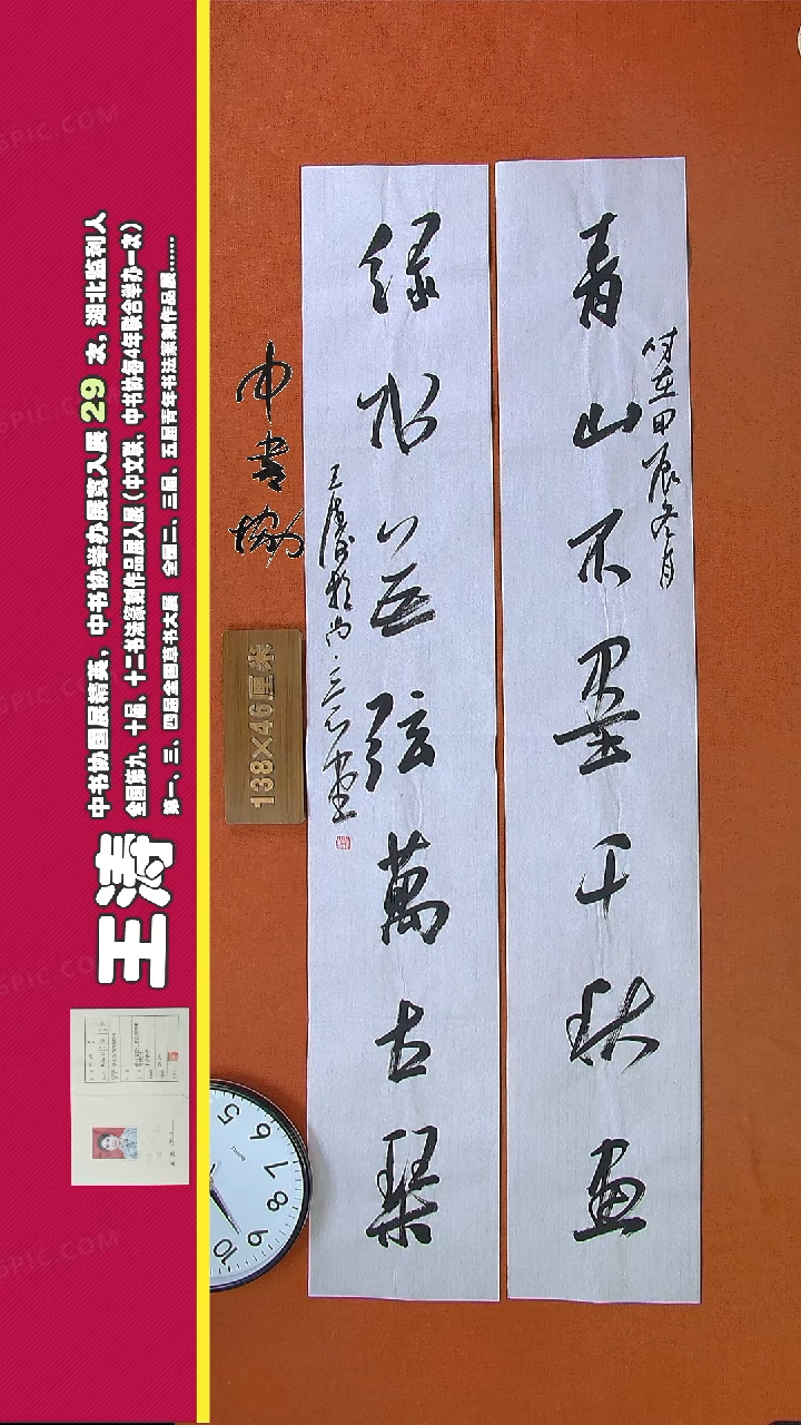 【闪购商品】书法74G王涛书法作品