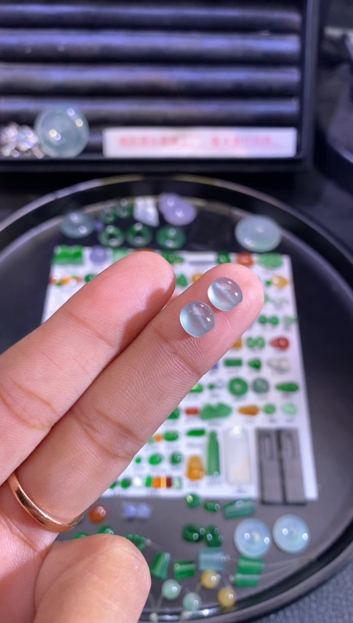 未镶嵌挂件翡翠珠子