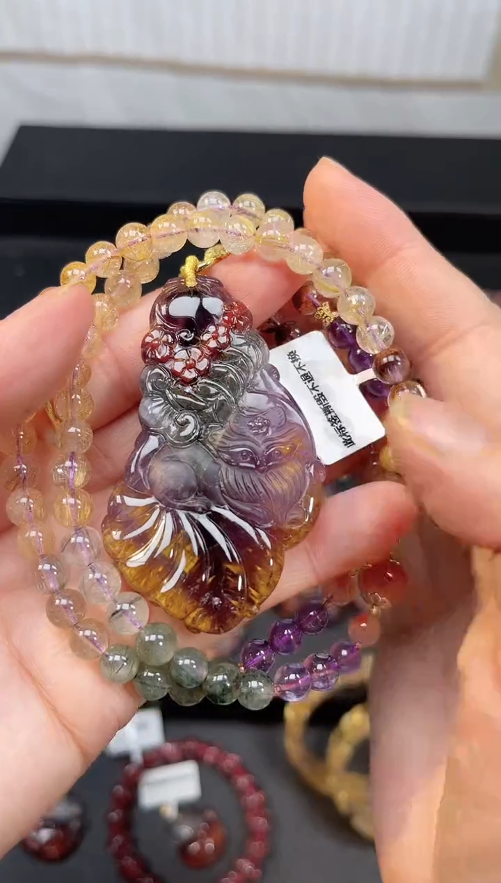 未镶嵌颈饰水晶【百晶灵儿】定制款