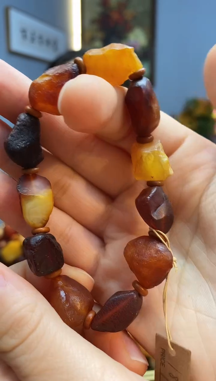 手链琥珀未镶嵌手串