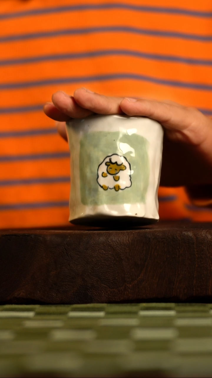 【闪购商品】清尘器物手工手绘瓷器