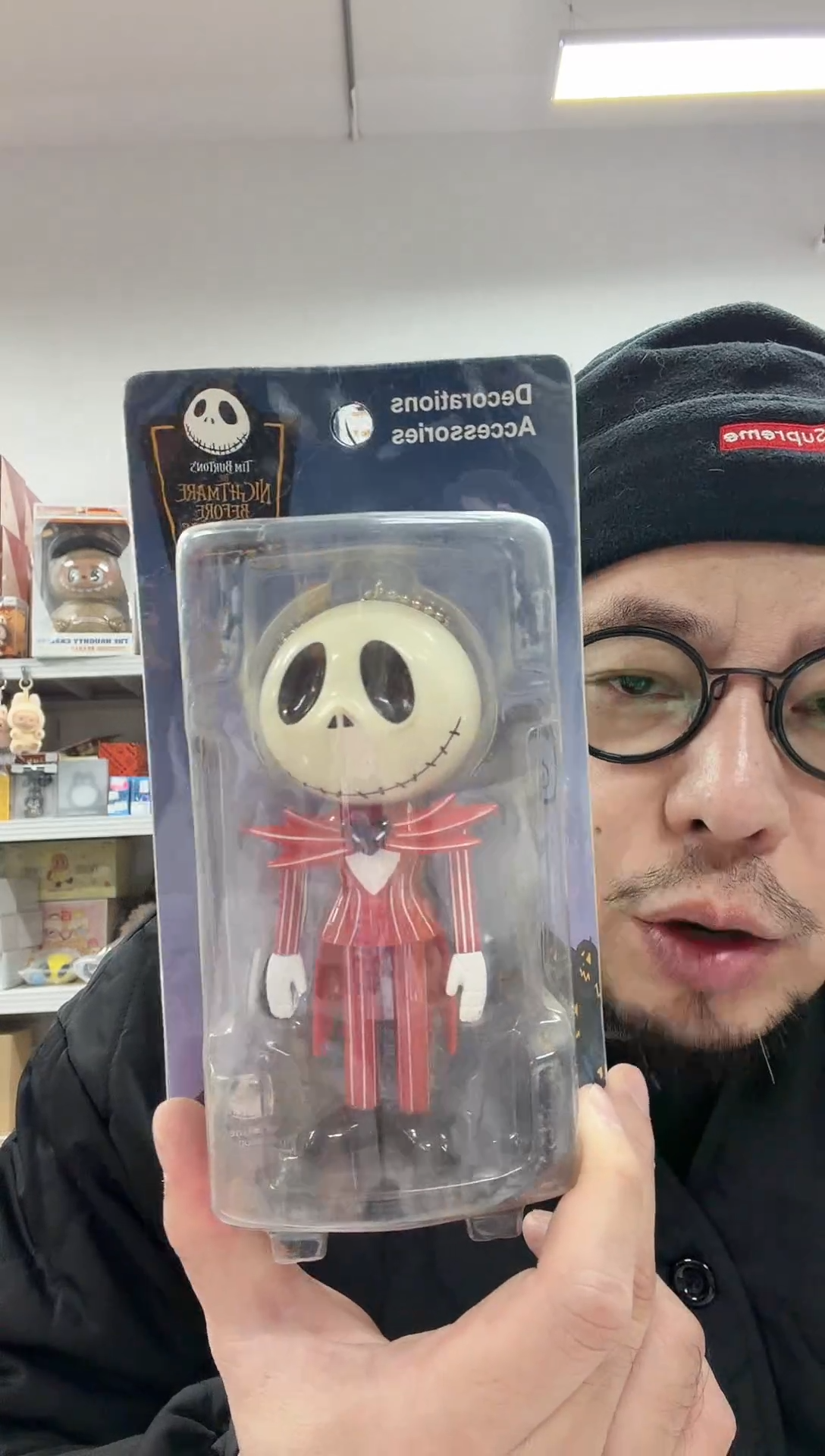 静态1骷髅杰克板卡红色一个