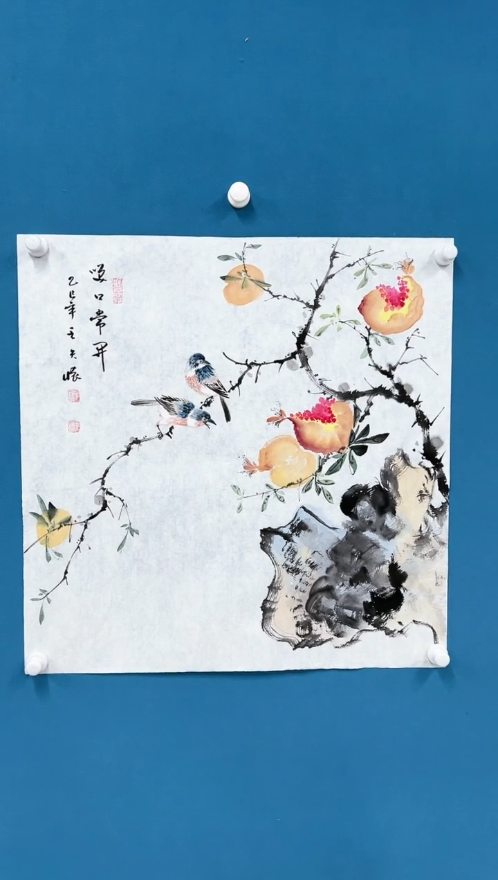 【闪购商品】国画2.3-国检-王夫怀-68斗方45