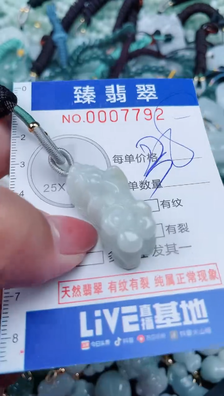 【闪购商品】翡翠颈饰未镶嵌.0007792