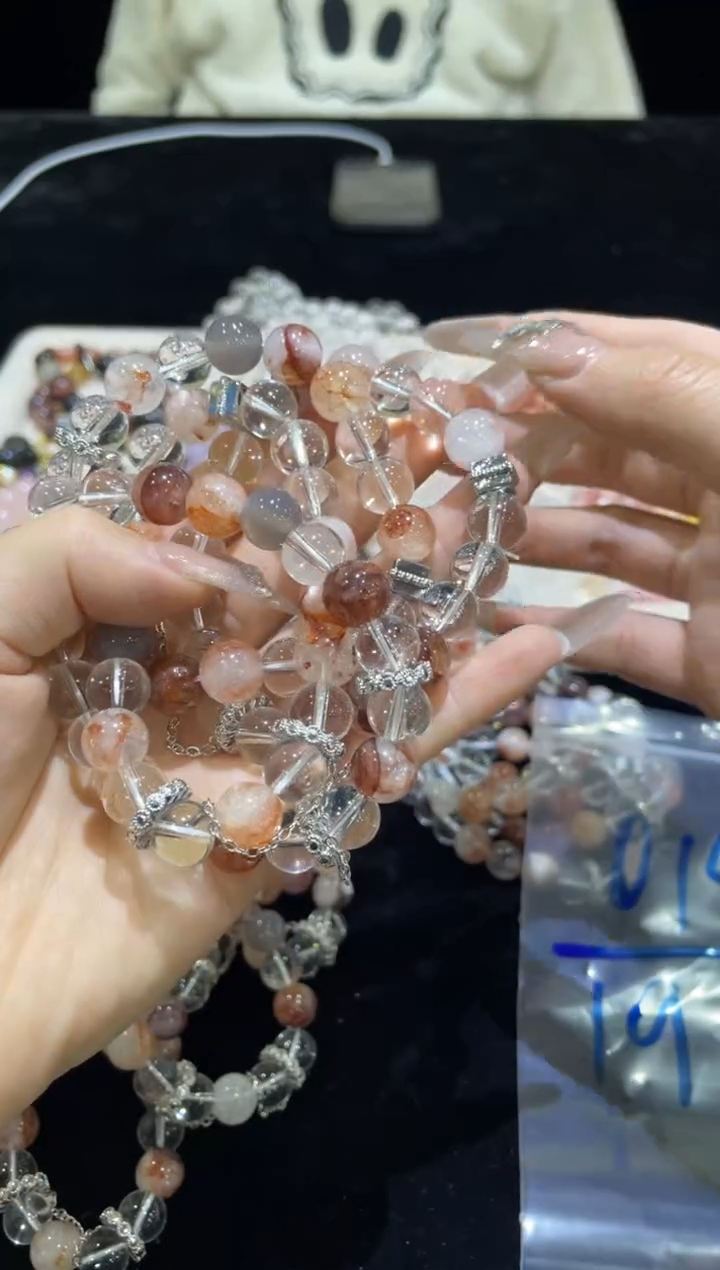 【闪购商品】烟晶手链合金19浮力014