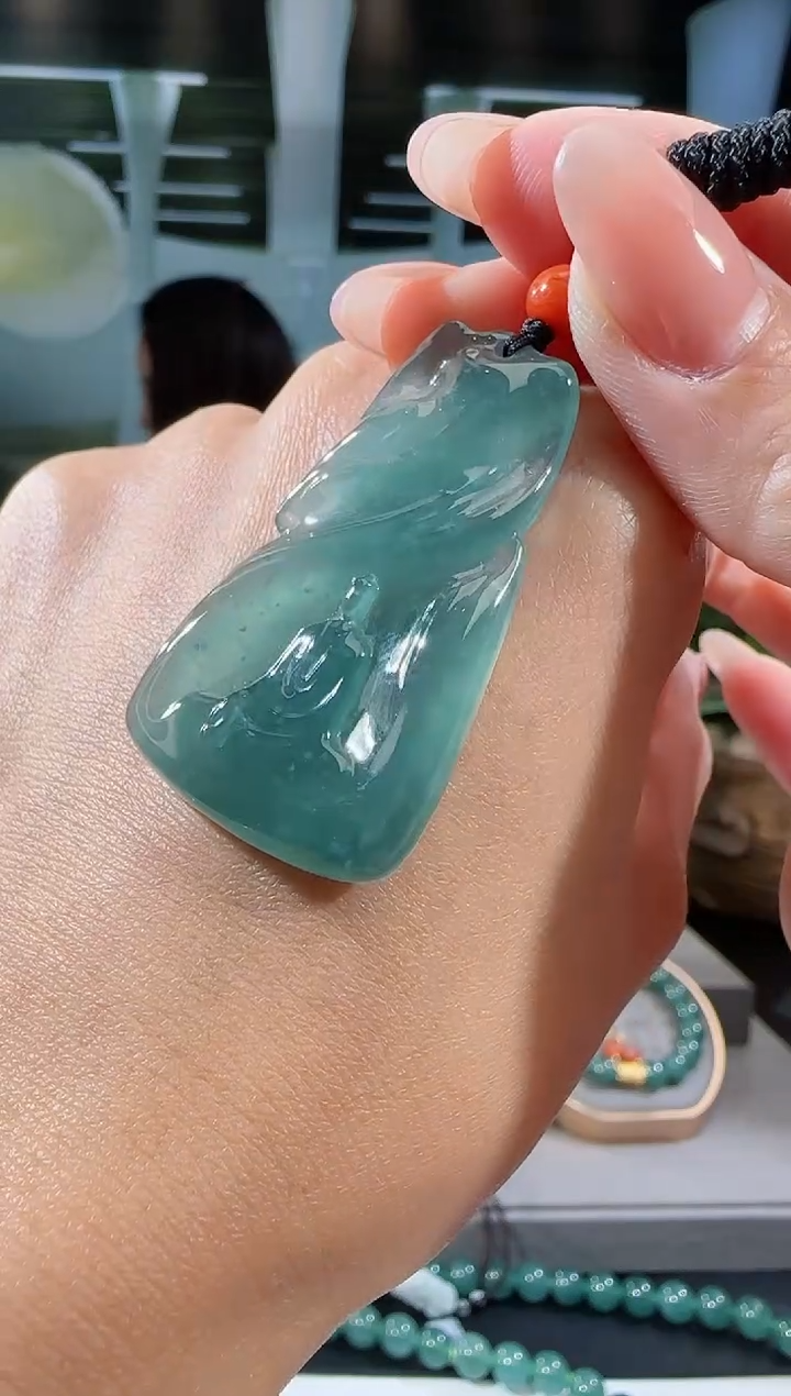 【闪购商品】翡翠吊坠(不含链)未镶嵌悟道