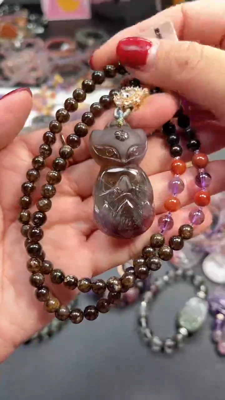 【闪购商品】水晶颈饰未镶嵌【百晶灵儿】天然水晶定制款