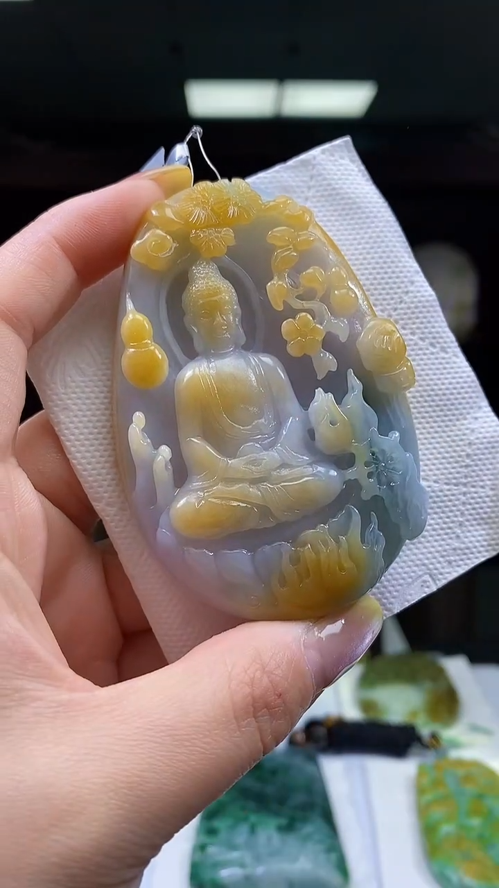 未镶嵌定制翡翠05/1224/W/观音