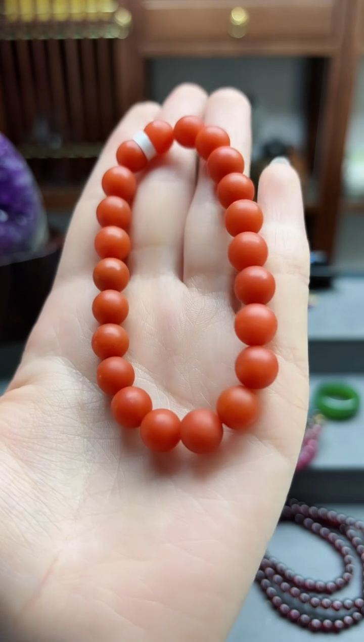 【闪购商品】南红玛瑙手串未镶嵌南红手串 JY