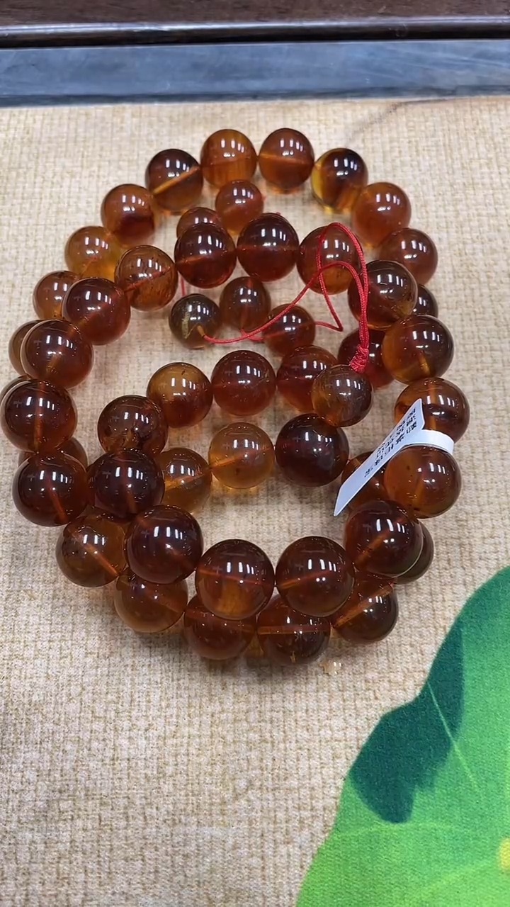 裸石琥珀未镶嵌天然紫罗兰卡14项链假一赔十