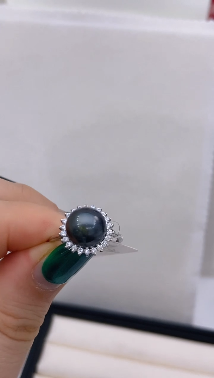 【闪购商品】海水珍珠戒指银S925镶嵌102