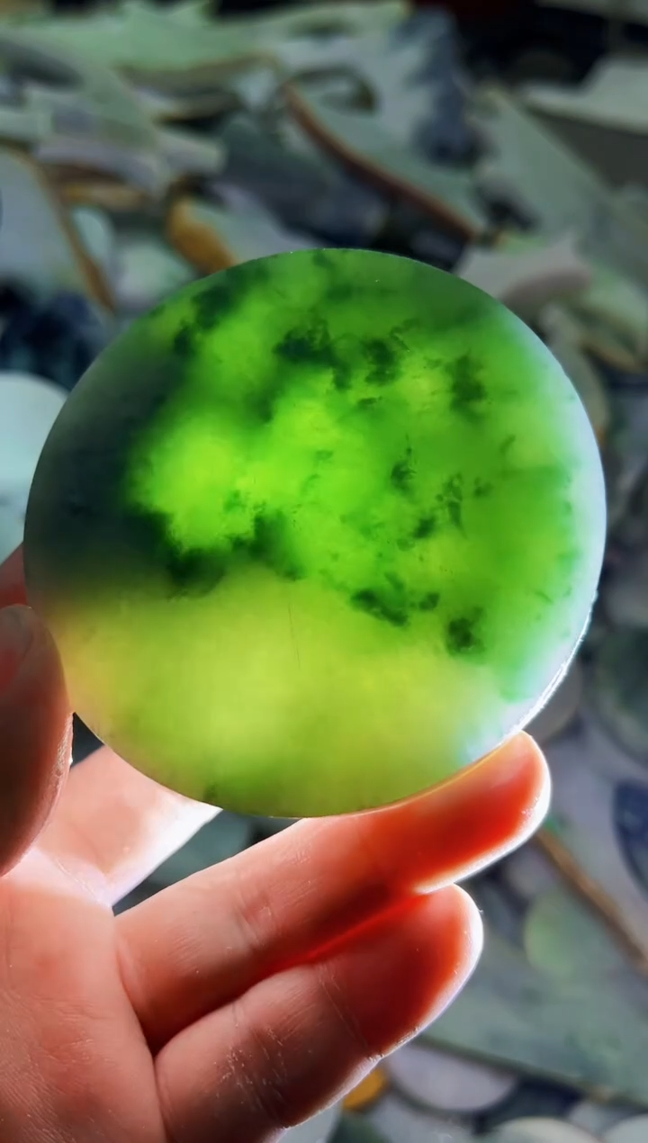 【闪购商品】翡翠耳饰未镶嵌A货康壹501
