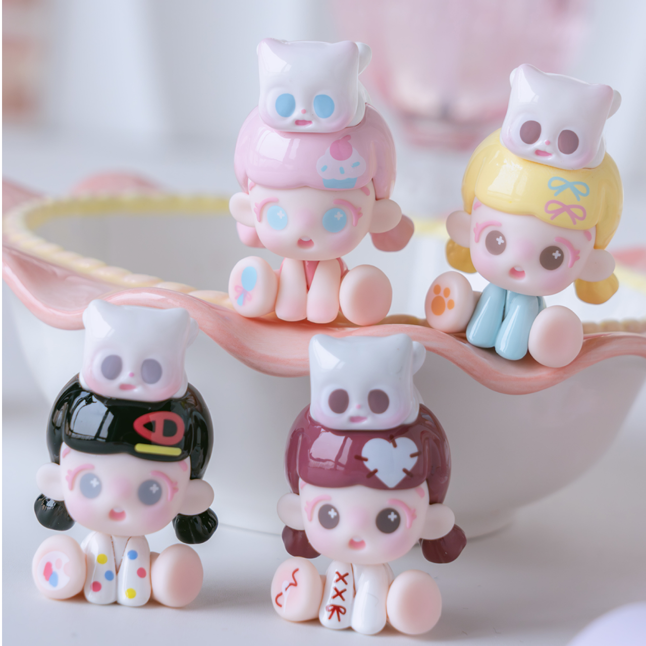 【拆盒】倒倒-和小猫的一天系列潮玩盲盒