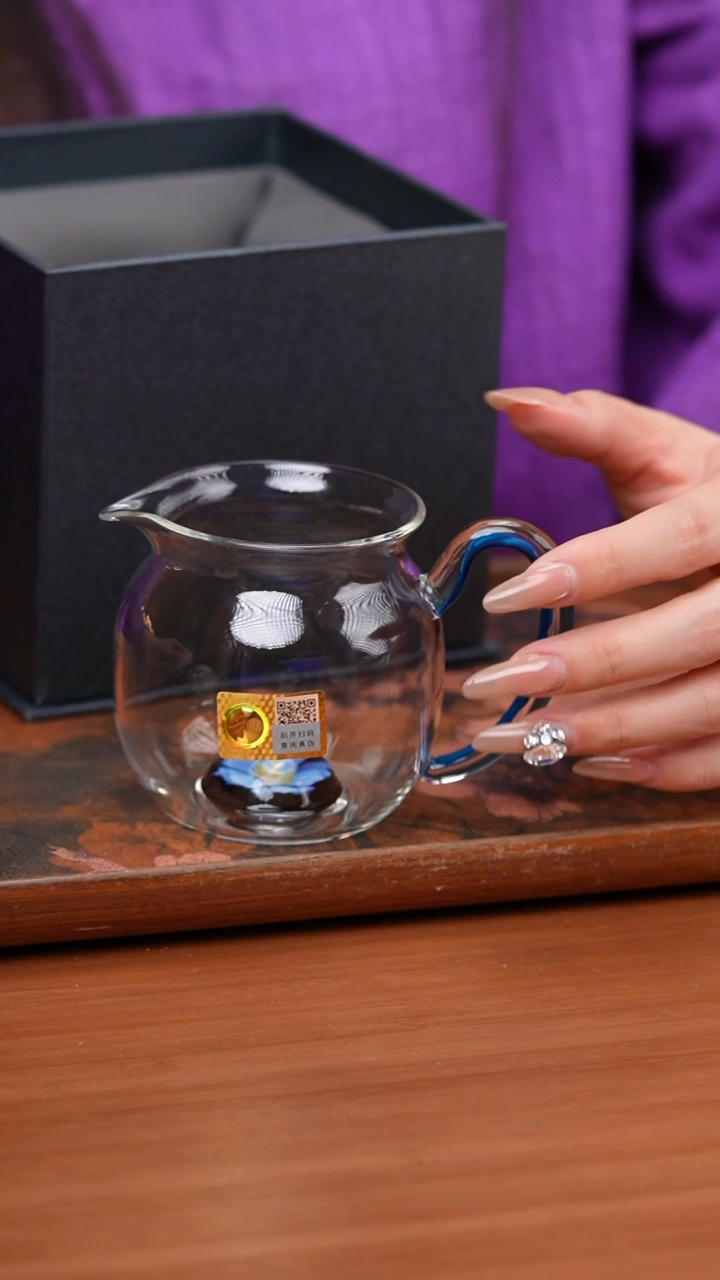 【闪购商品】禾器/仙韵美满茶海/凤尾墨蓝