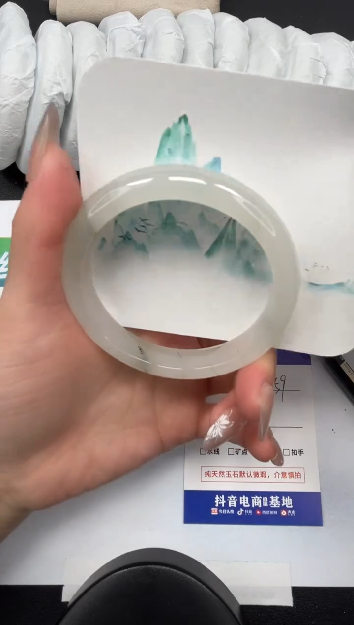 【闪购商品】石英质玉手镯未镶嵌114-59