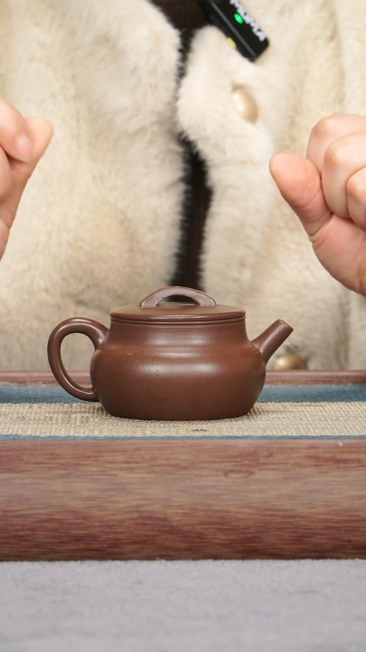 【闪购商品】紫砂茶壶紫泥 合趣汉瓦