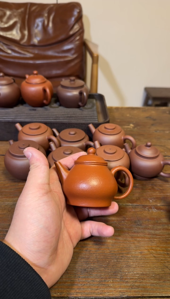 茶壶紫砂涛***冲孟臣芭乐壶