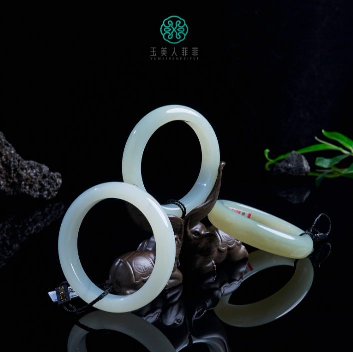 菲菲珠宝好@和田玉手镯-多样性发一