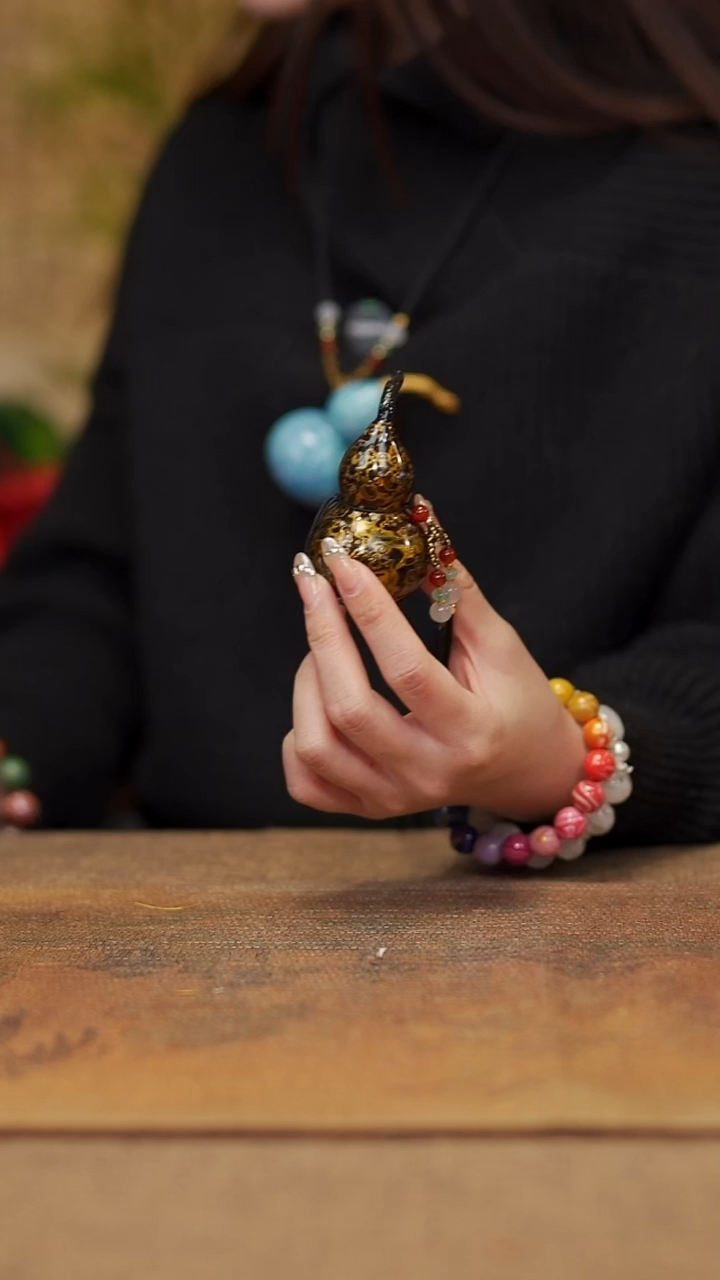 【闪购商品】310宴禾堂大漆脖挂葫芦138