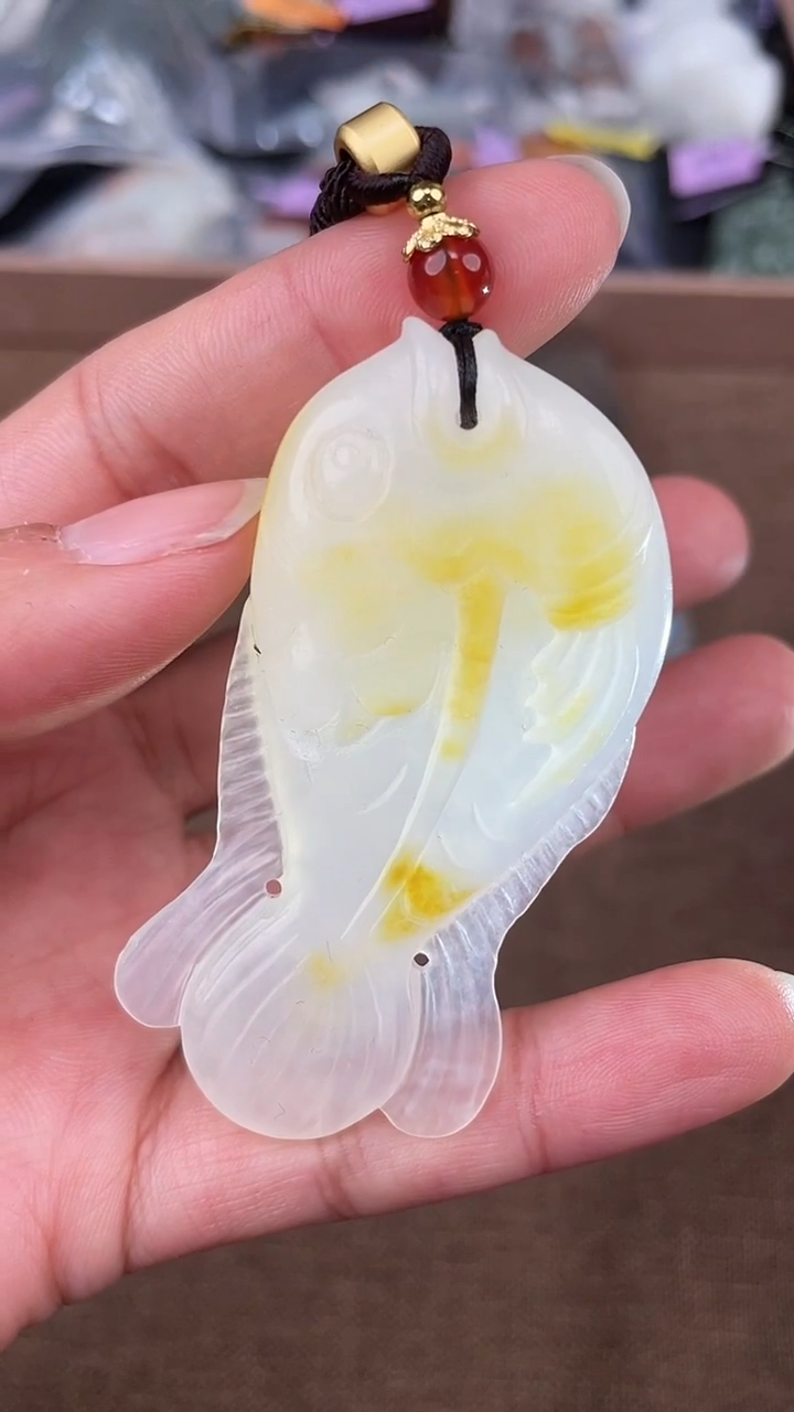 颈饰未镶嵌和田玉12.4XT多样性拍一发一57