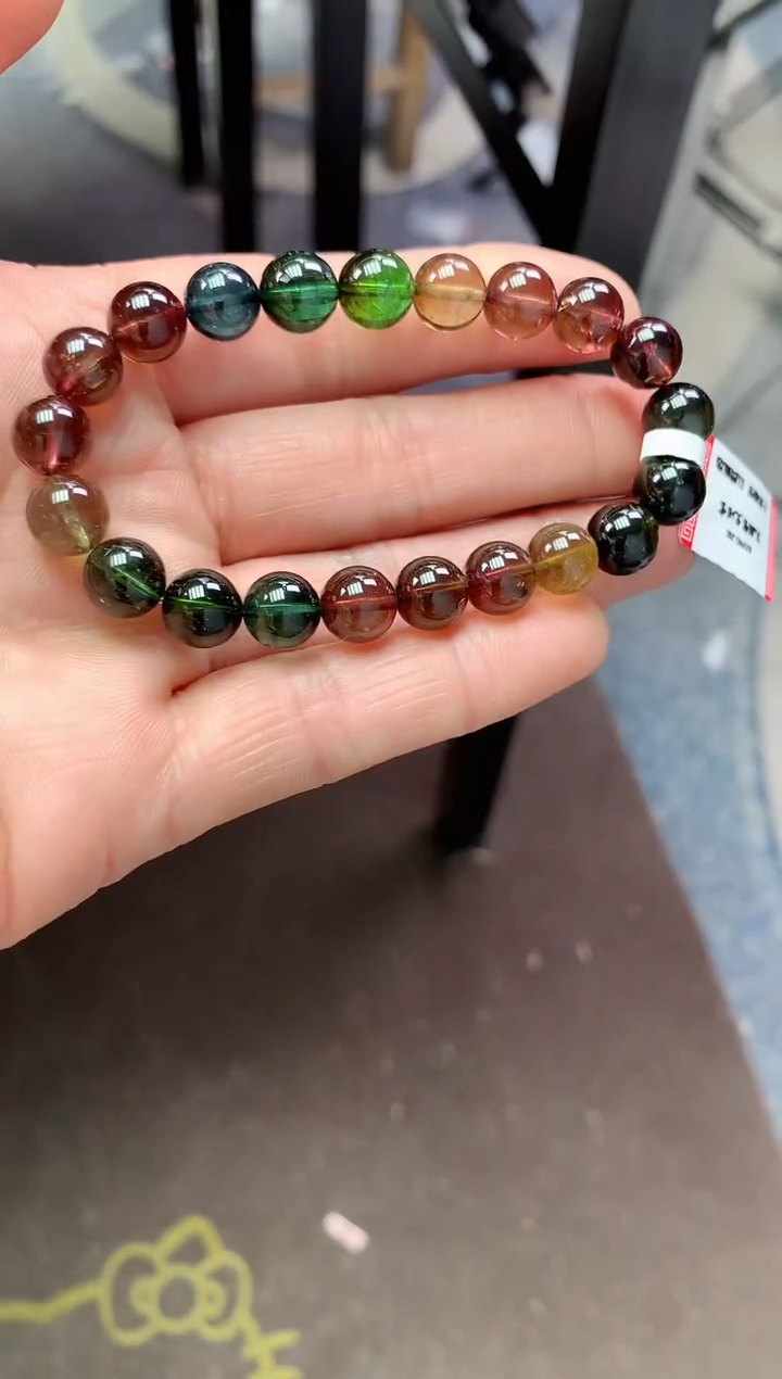 【闪购商品】碧玺手串未镶嵌多样性发一条