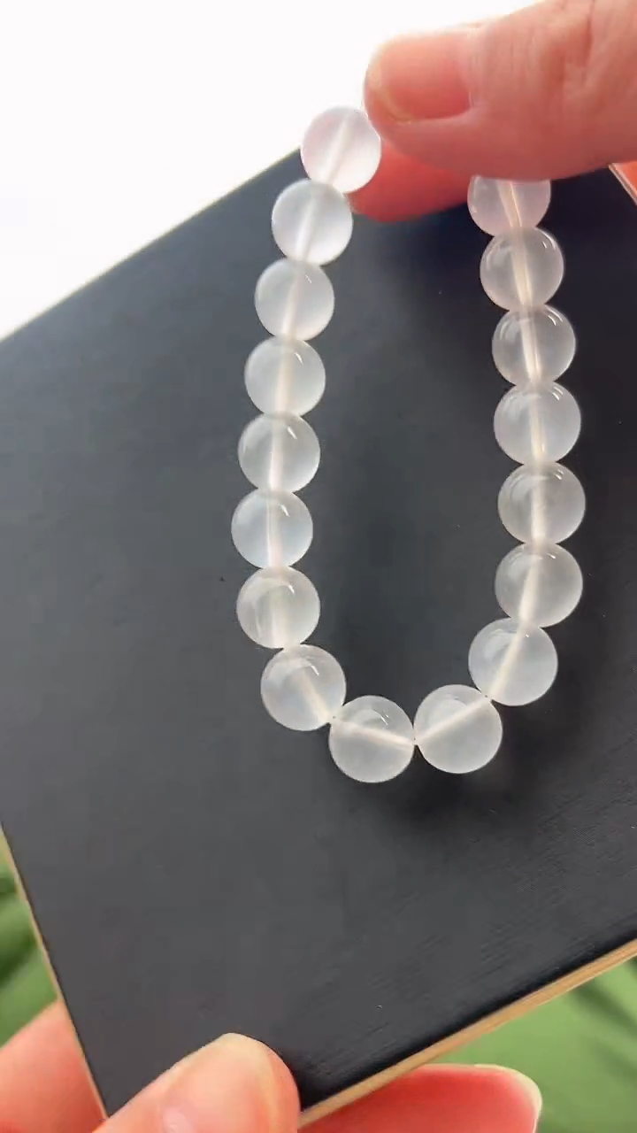 【闪购商品】水晶手链未镶嵌天然奶白晶手串多样性发一10mm