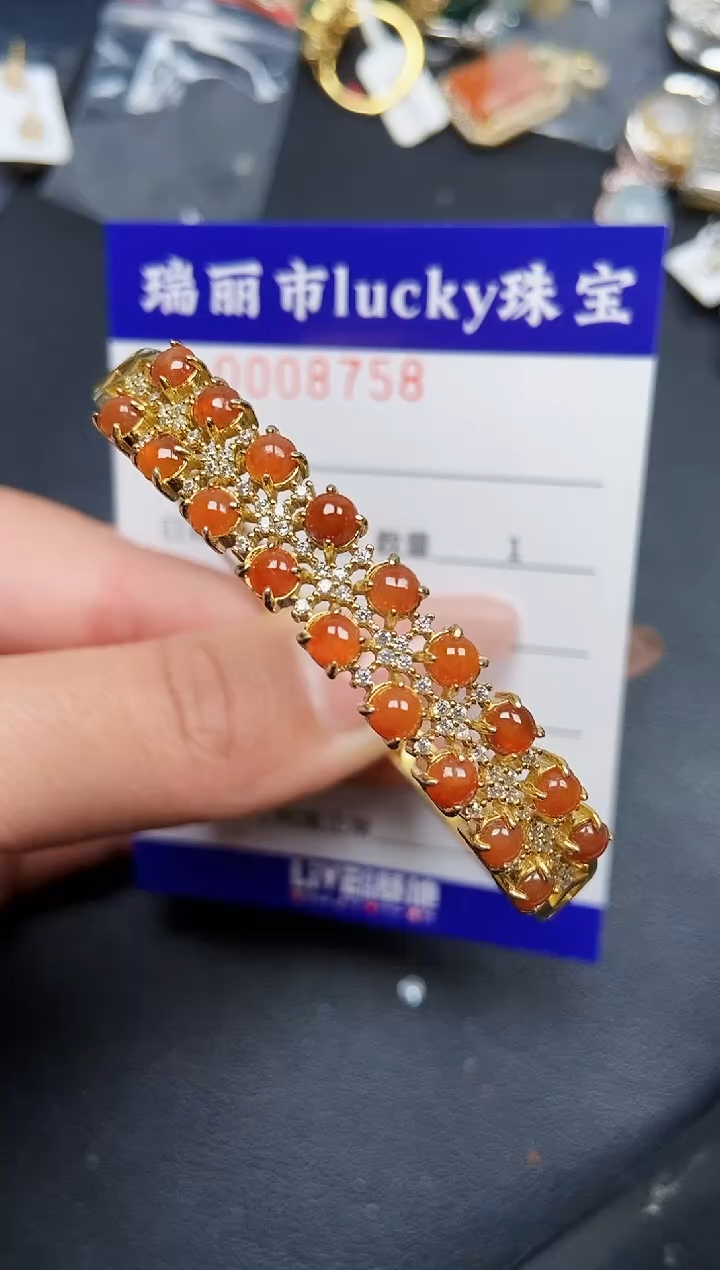 【闪购商品】翡翠颈饰银S925镶嵌8758