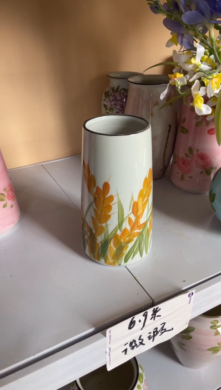 瓶陶景德镇手绘花瓶