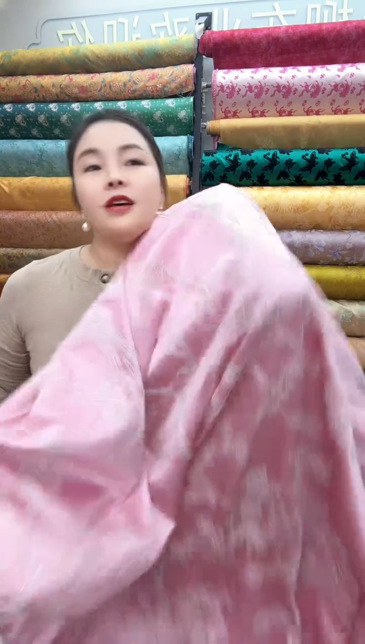 6号粉色醋酸手边花1.5米