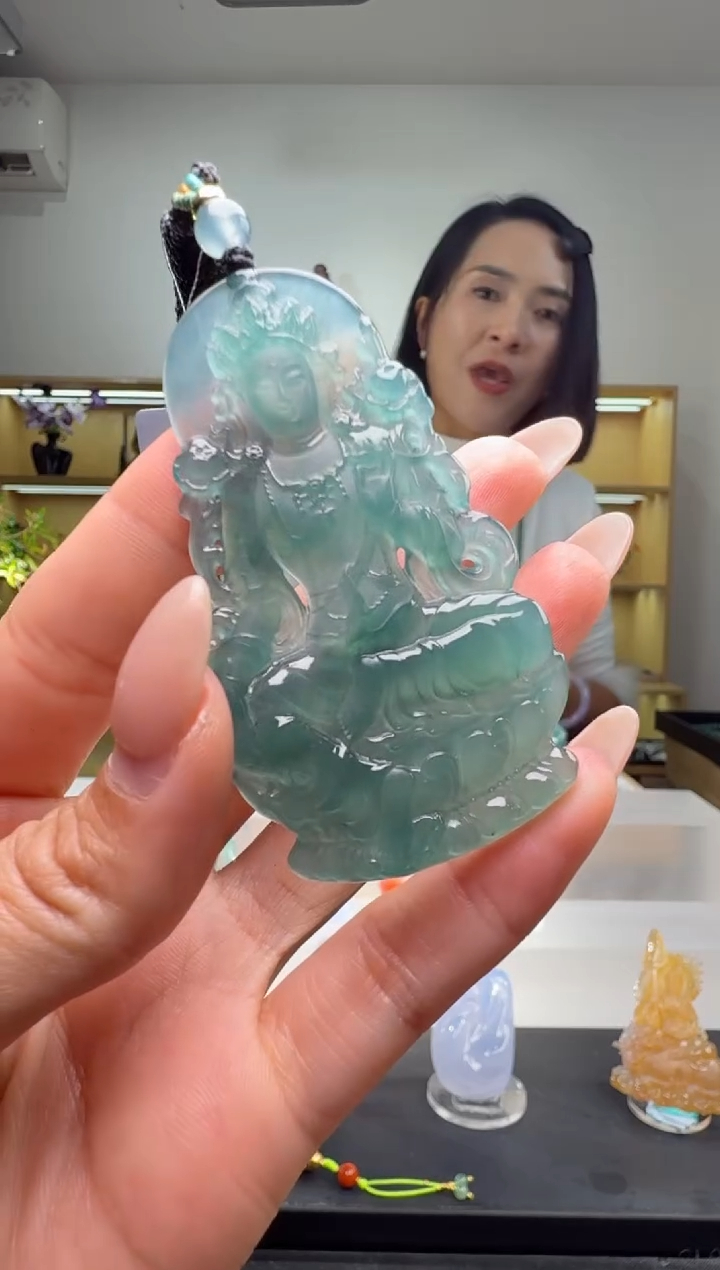 吊坠(不含链)未镶嵌翡翠度母