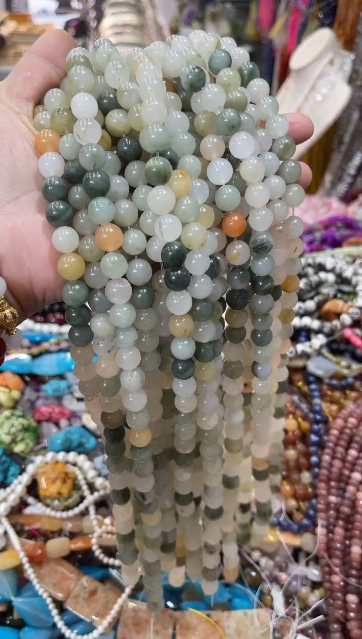 未镶嵌玛瑙/玉髓珠宝半成品两条卡10