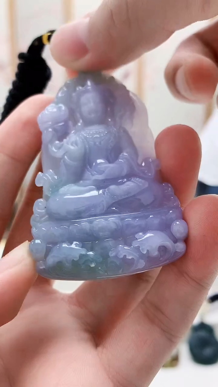 未镶嵌定制翡翠5028bb-毛货挂件79