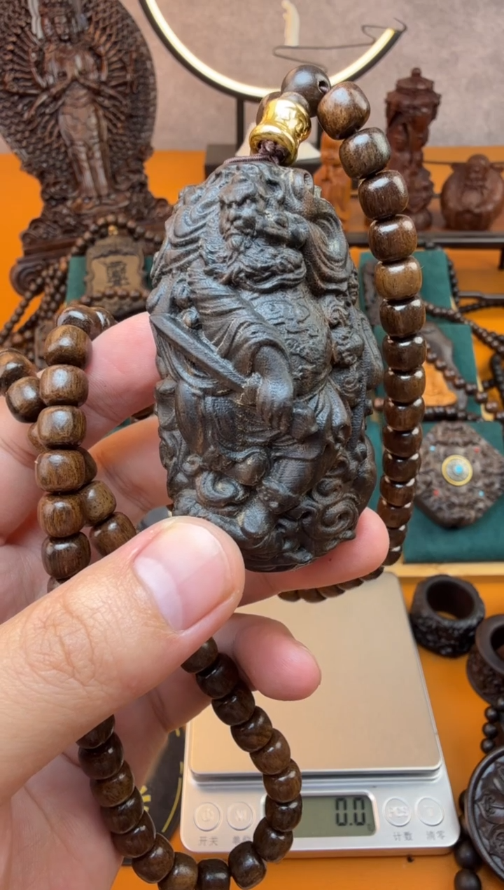 贡木吊坠《巴布亚贡木》新品巴布亚贡木钟馗吊坠