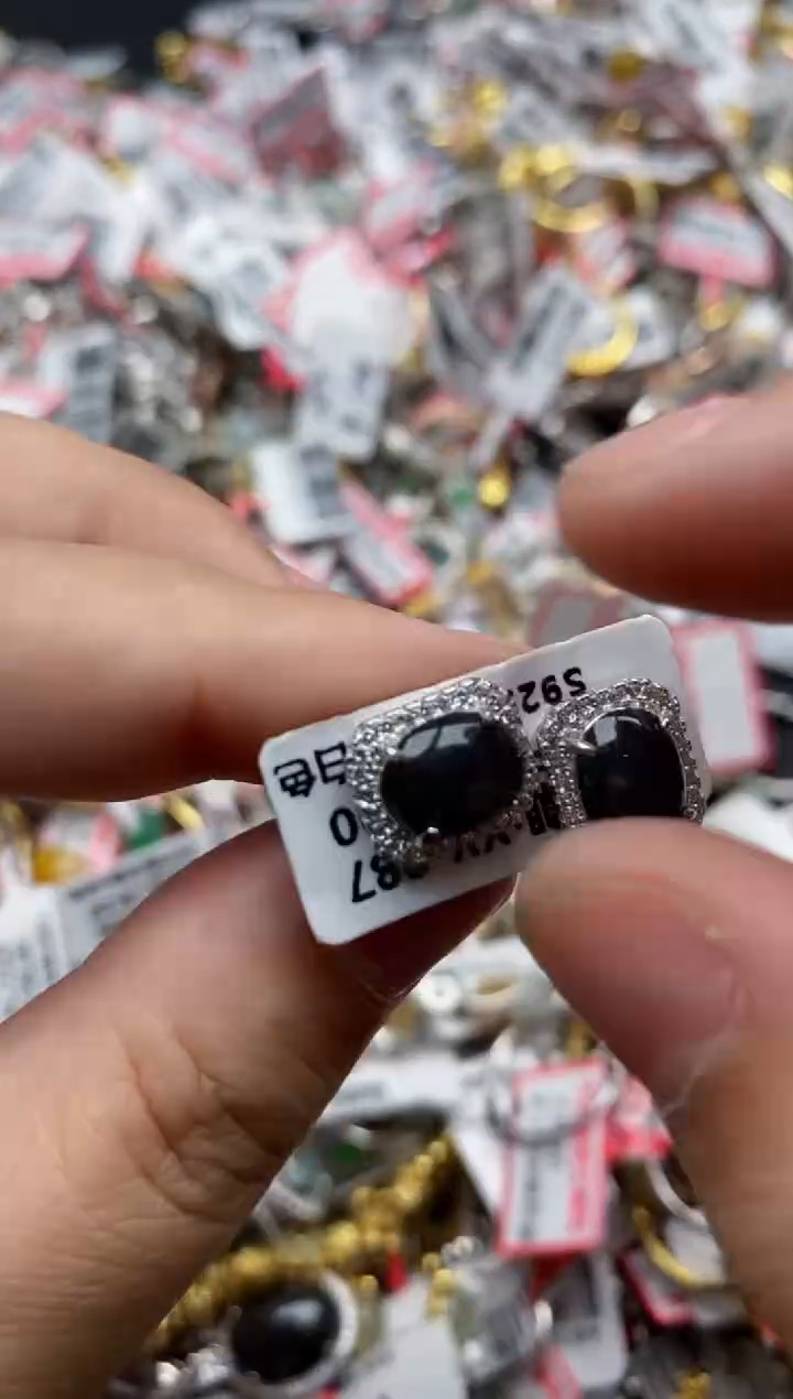 【闪购商品】翡翠戒指银S925镶嵌7777---9