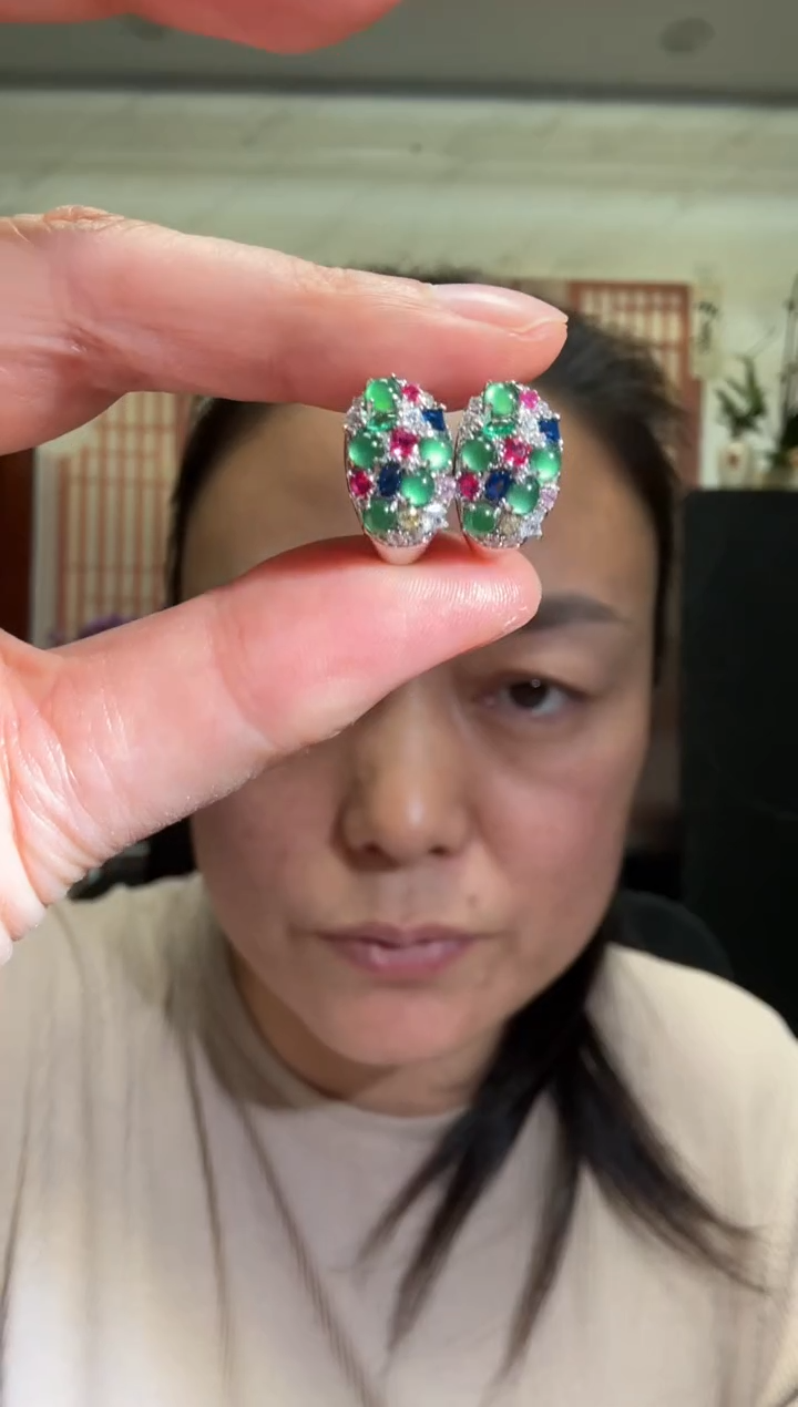 颈饰银S925镶嵌翡翠【多样性发其一】00002751