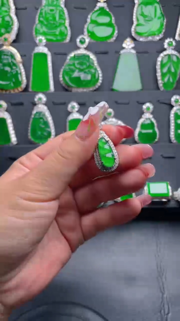 【闪购商品】翡翠颈饰未镶嵌吊坠1604