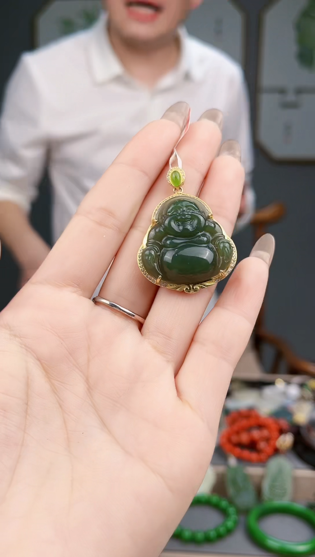 【闪购商品】和田玉颈饰银S925镶嵌AA多样性发货 拍一发一
