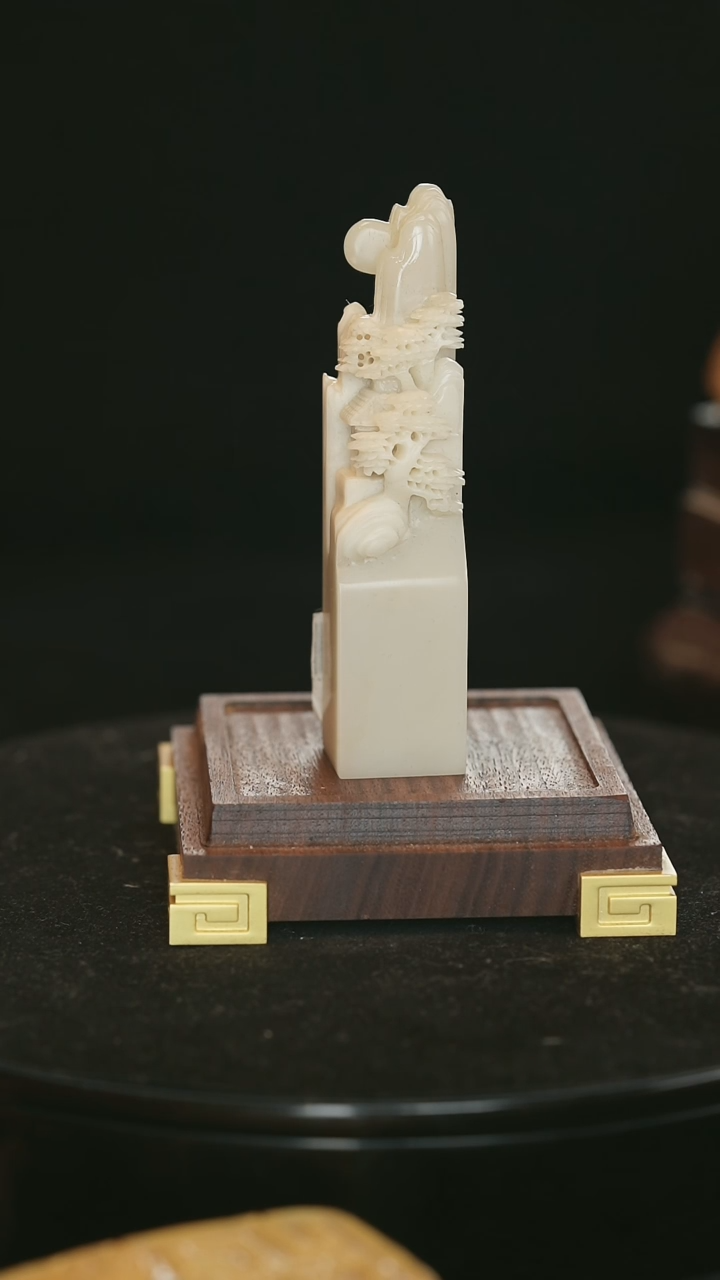 【闪购商品】寿山石善伯石山水雕2*2