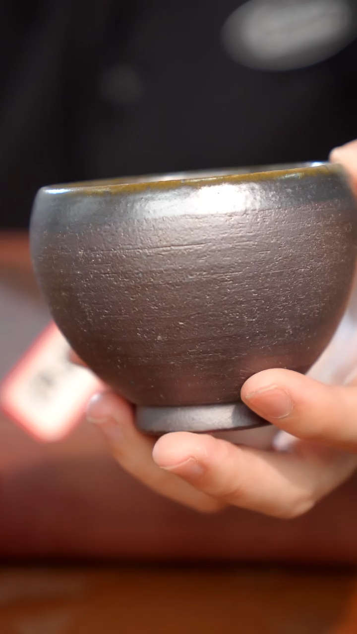 陶瓷奢瓷/瑞寅柴烧茶器（杯子）753微瑕